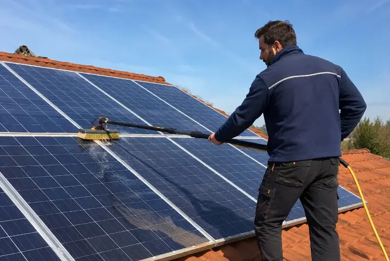Nettoyage et entretien de panneaux solaires à Saint-Georges-d'Oléron